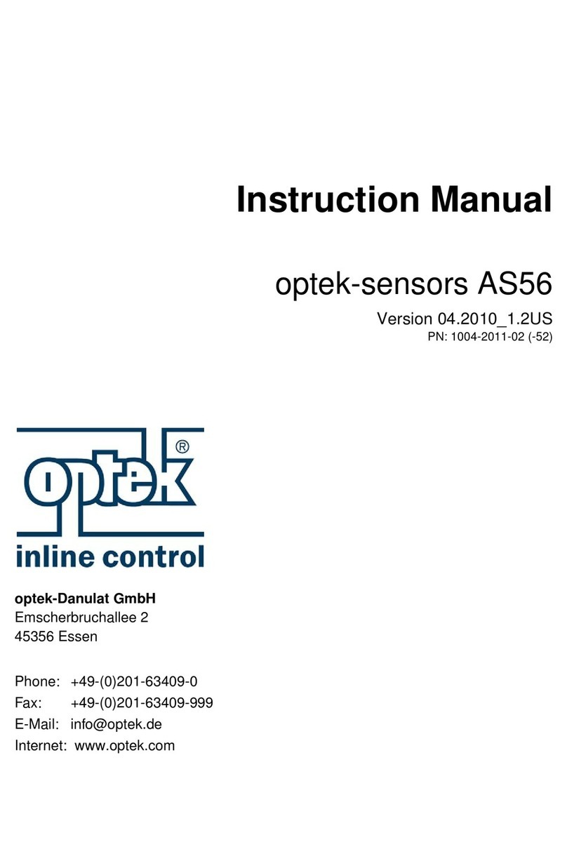 Optek AS56 Series Manuel utilisateur