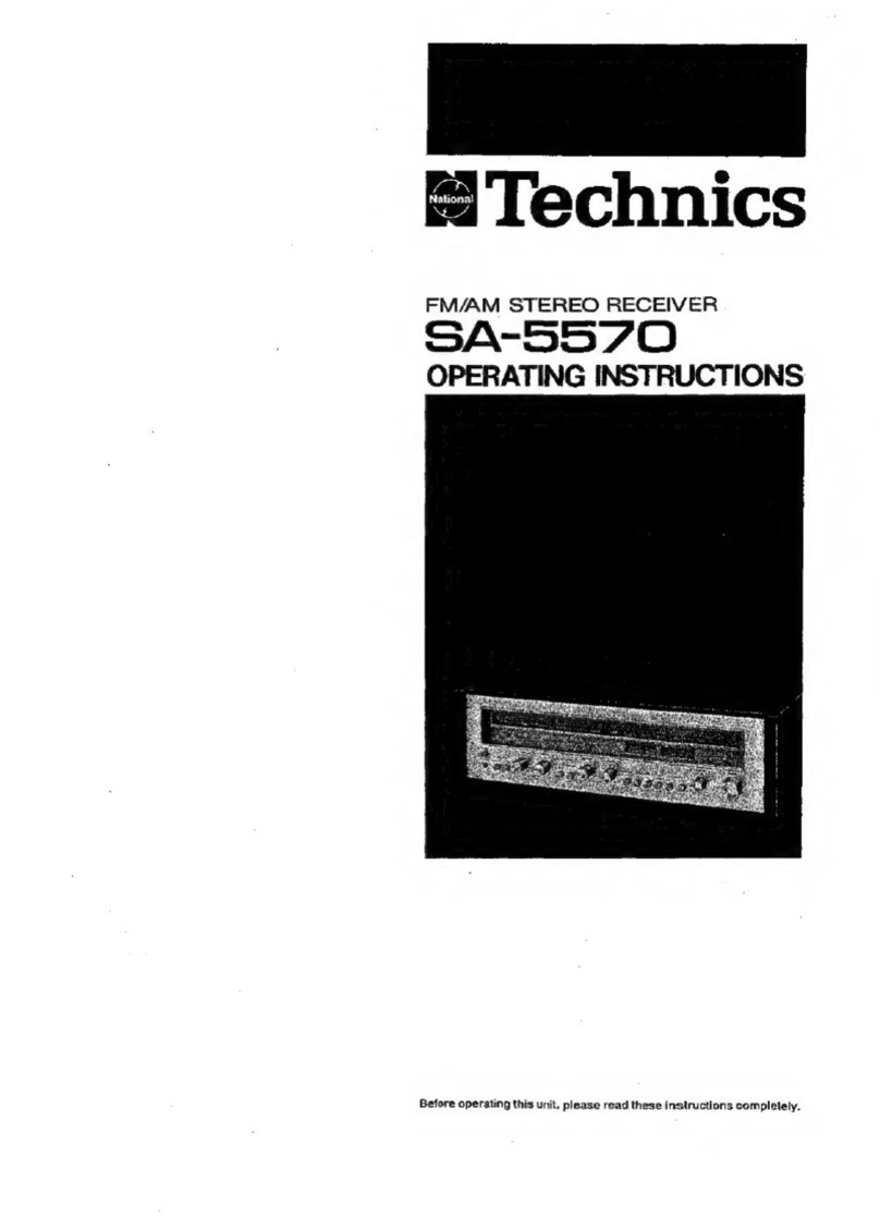 Technics SA-5570 Manuel utilisateur