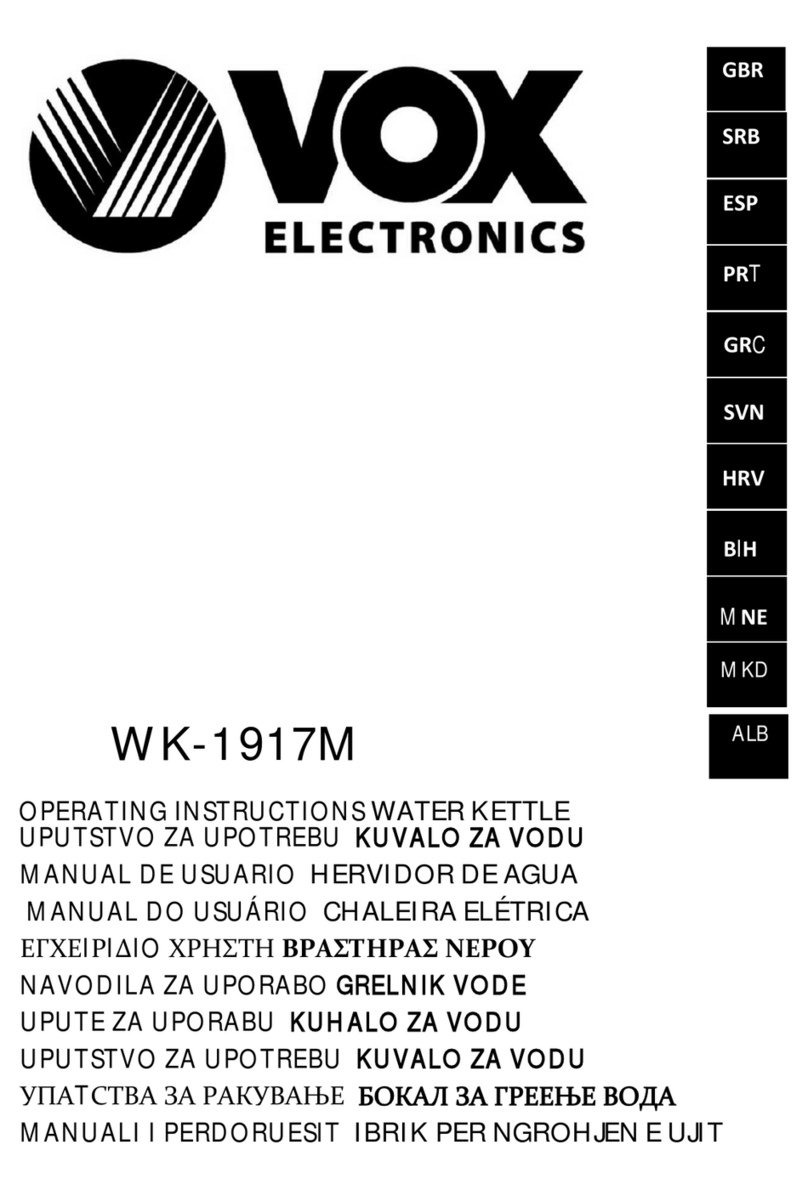 VOX electronics WK-1917M Manuel utilisateur