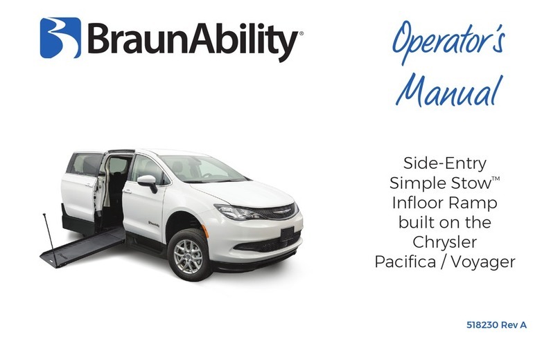 BraunAbility Simple Stow Manuel utilisateur