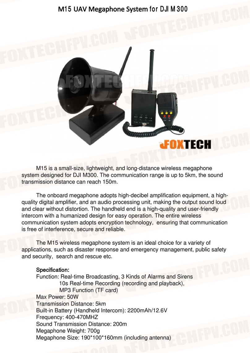 Foxtech M15 Manuel utilisateur