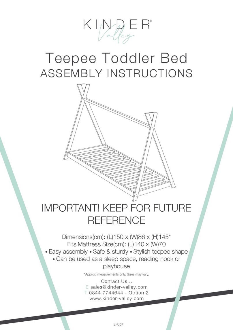Kinder Valley Teepee Manuel utilisateur