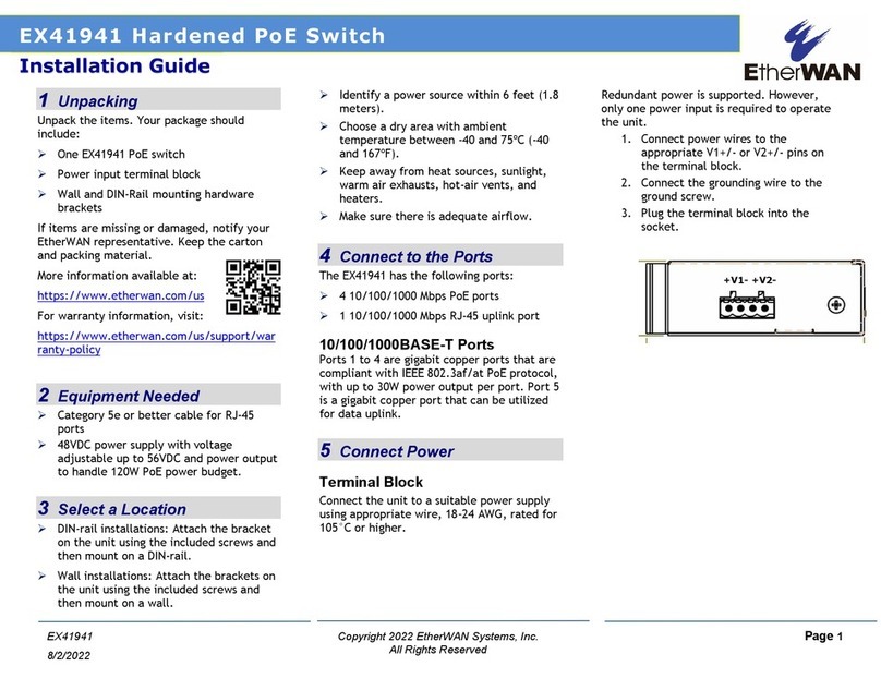 EtherWAN EX41941 Manuel utilisateur