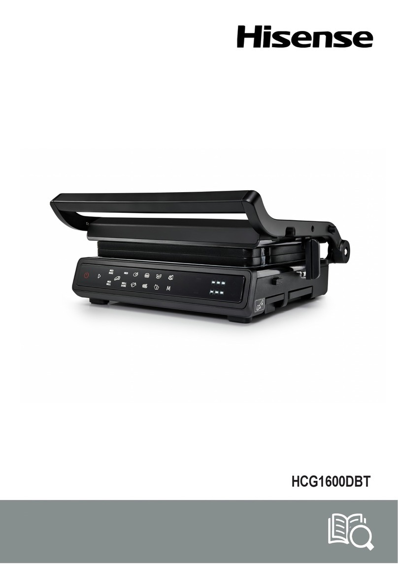 Hisense HCG1600DBT Manuel utilisateur