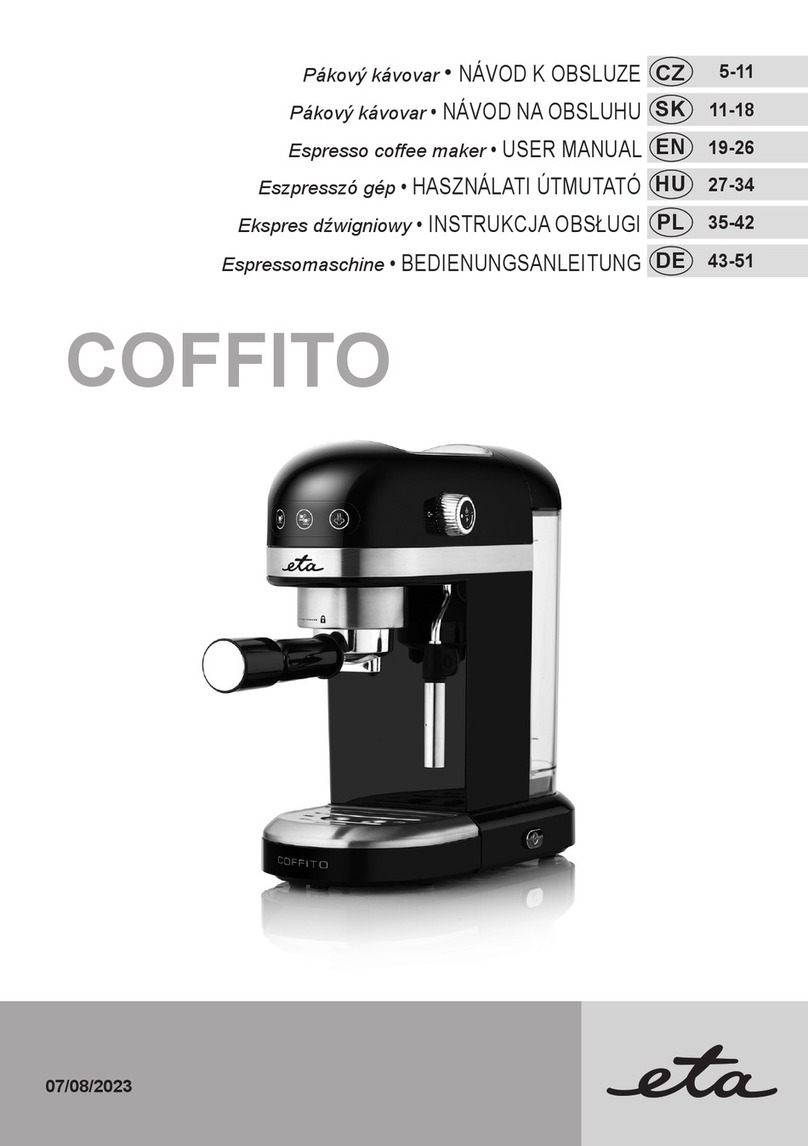 eta COFFITO Manuel utilisateur