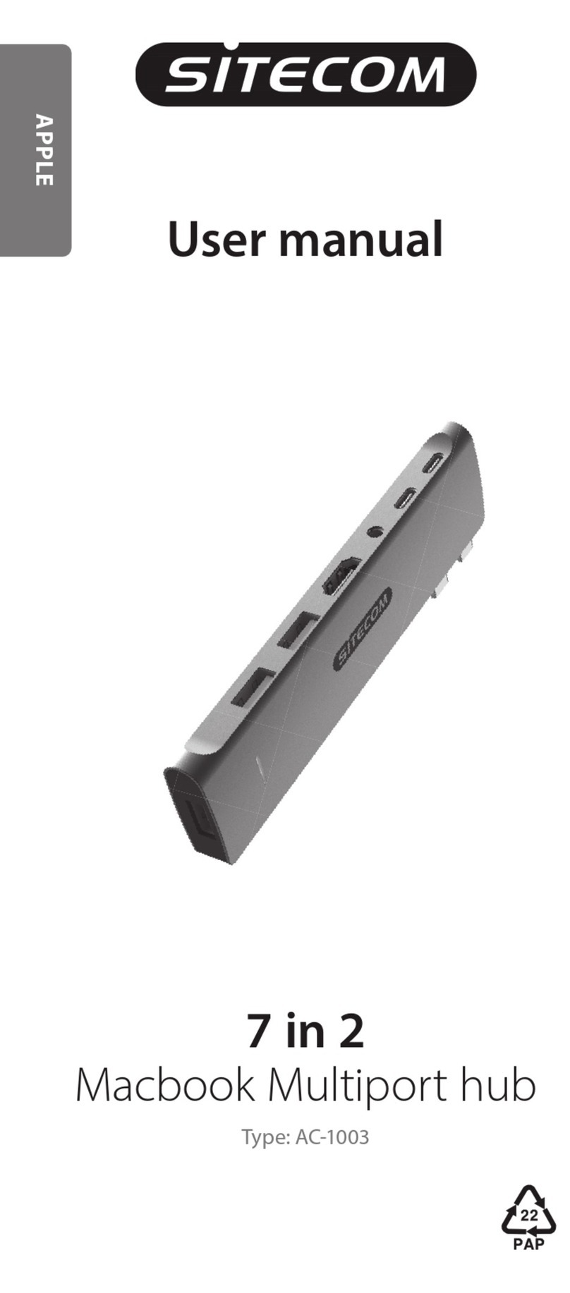 Sitecom AC-1003 Manuel utilisateur