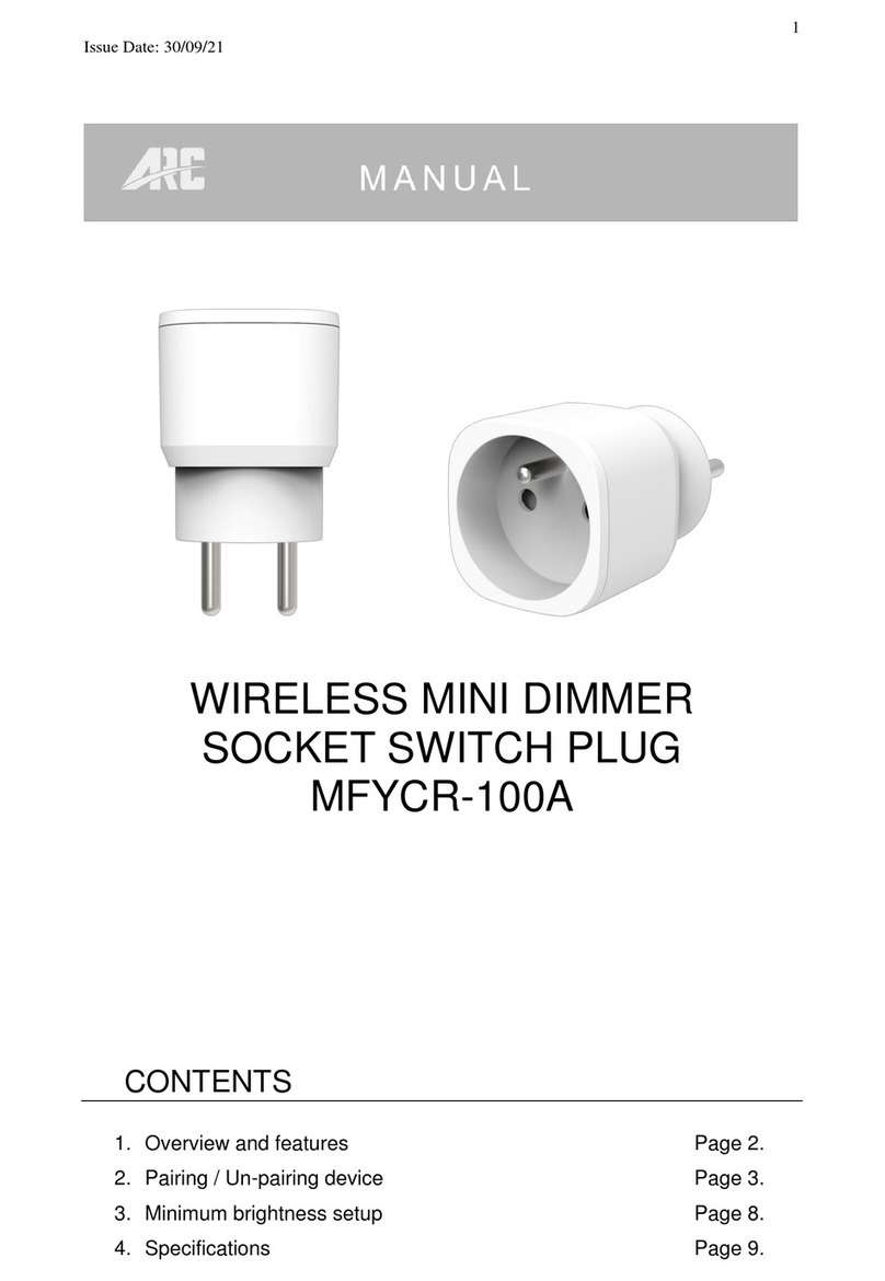 ARC MFYCR-100A Manuel utilisateur ARC MFYCR-100A Manuel utilisateur