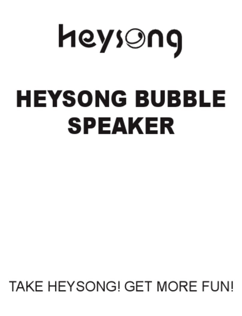 heysong BUBBLE Manuel utilisateur