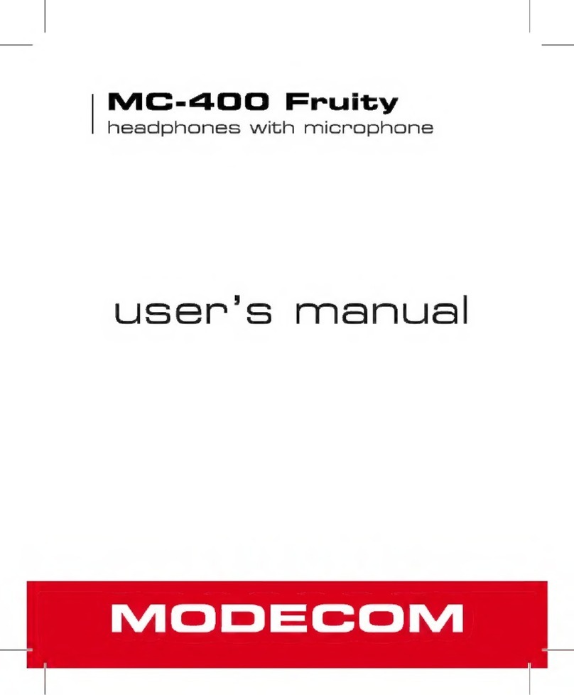 Modecom MC-400 Manuel utilisateur