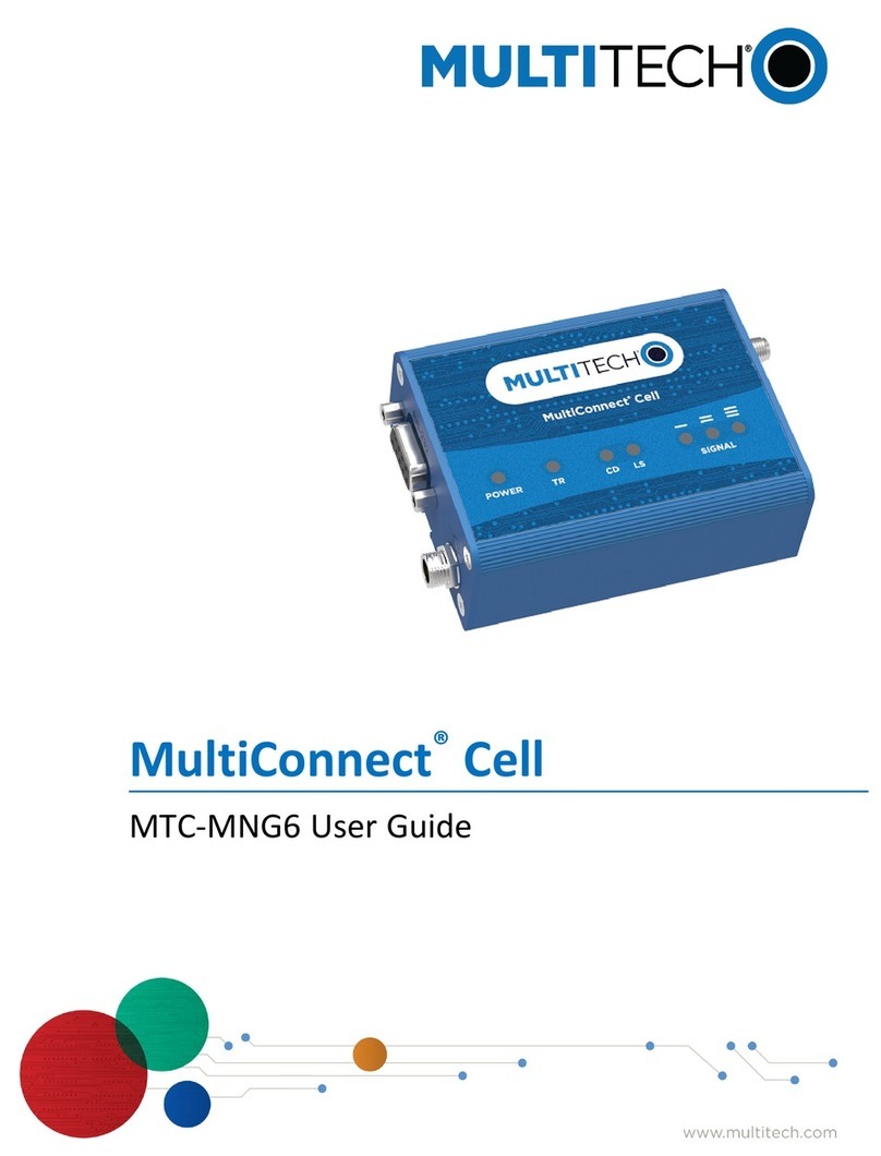 Multitech MultiConnect Adapter Manuel utilisateur