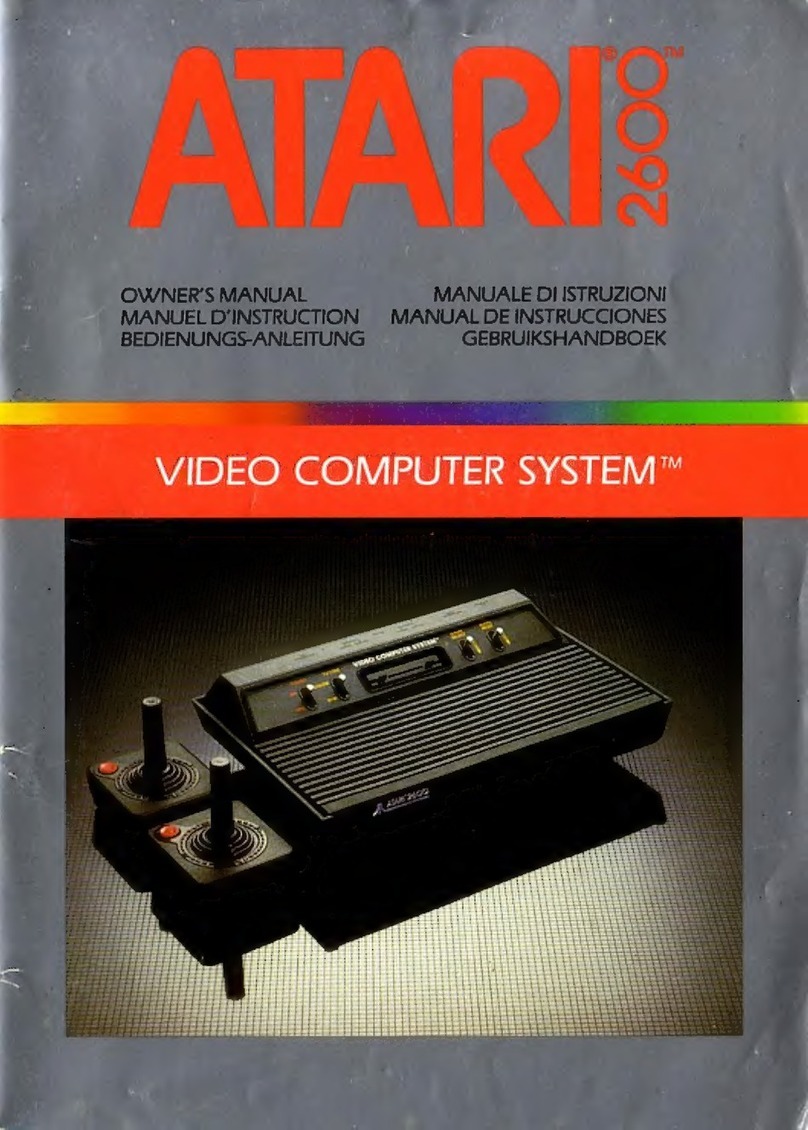 Atari 2600 Manuel utilisateur Atari 2600 Manuel utilisateur