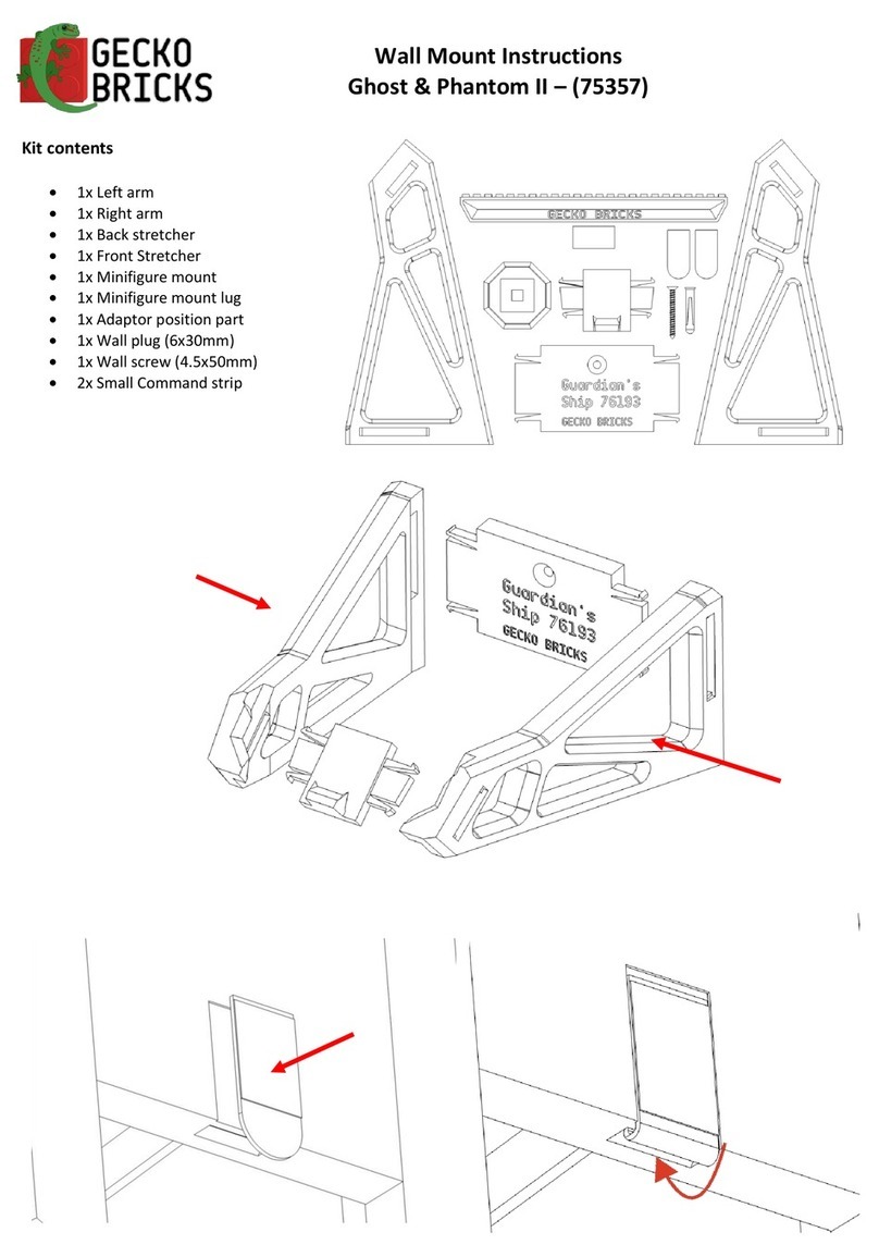 GECKO BRICKS Ghost & Phantom II Manuel utilisateur