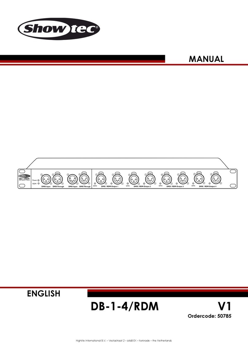 Show Tec DB-1-4/RDM Manuel utilisateur