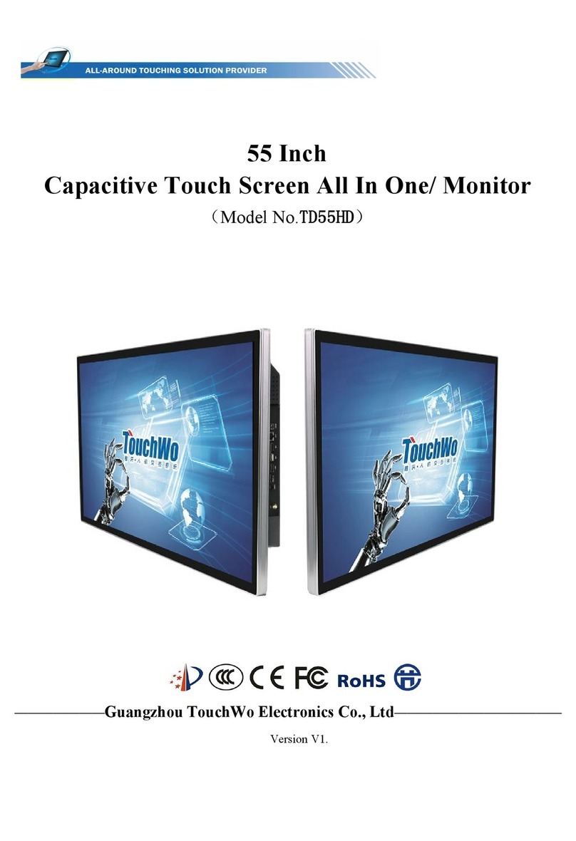TouchWo TD55HD Manuel utilisateur