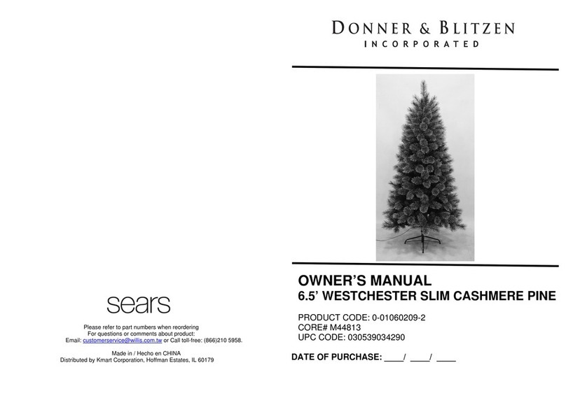 Donner & Blitzen M44813 Manuel utilisateur Donner & Blitzen M44813 Manuel utilisateur