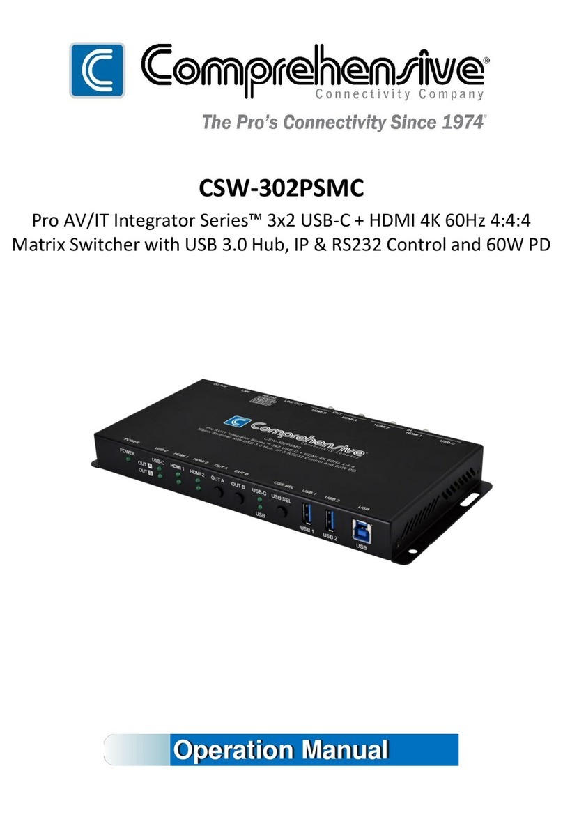 Comprehensive CSW-302PSMC Manuel utilisateur