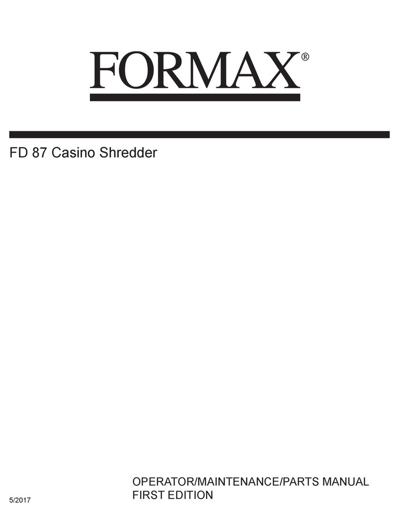 Formax FD 87 Instructions d'installation Formax FD 87 Instructions d'installation