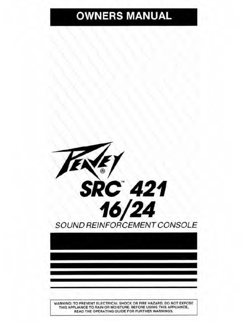 Peavey SRC 421-16 Manuel utilisateur