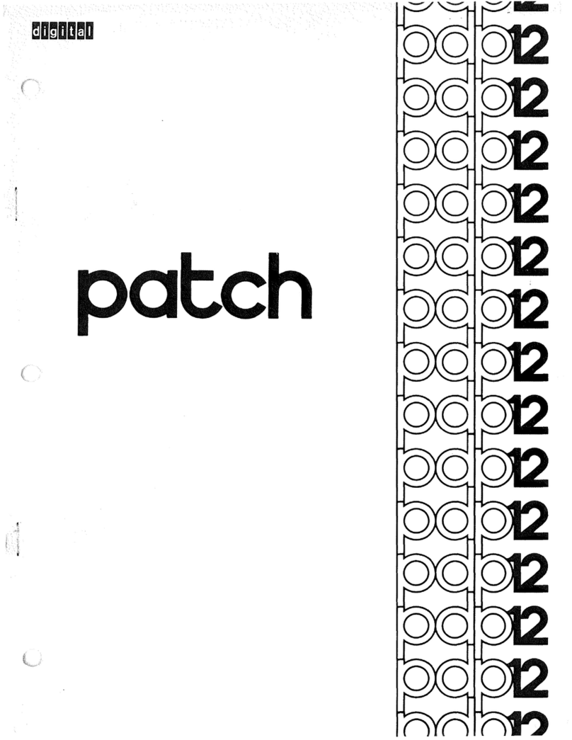 Digital Equipment PDP-12 Manuel utilisateur