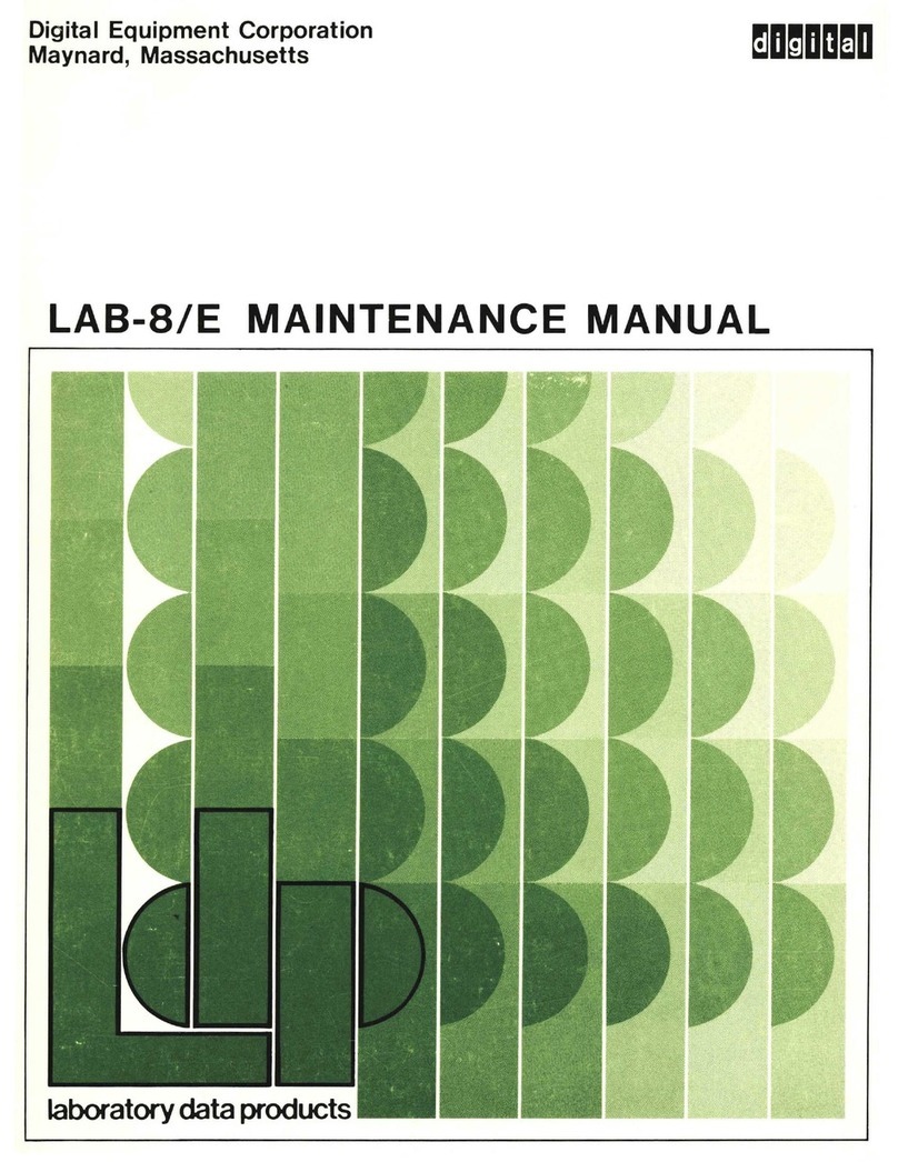 Digital Equipment LAB-8/E Manuel utilisateur