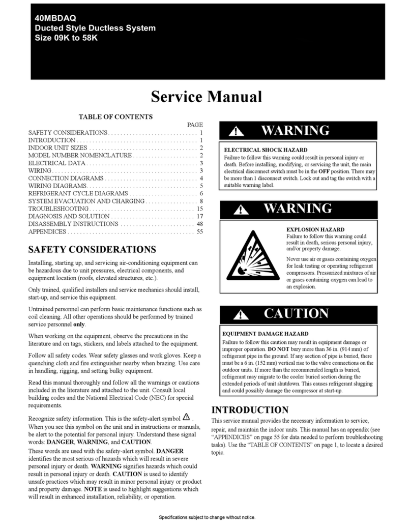 Carrier 40MBDAQ Manuel utilisateur