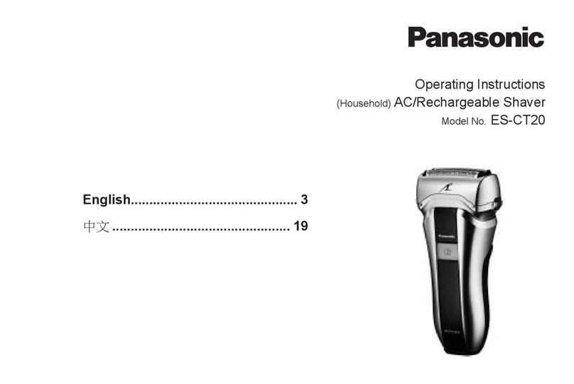 Panasonic ES CT20 Manuel utilisateur