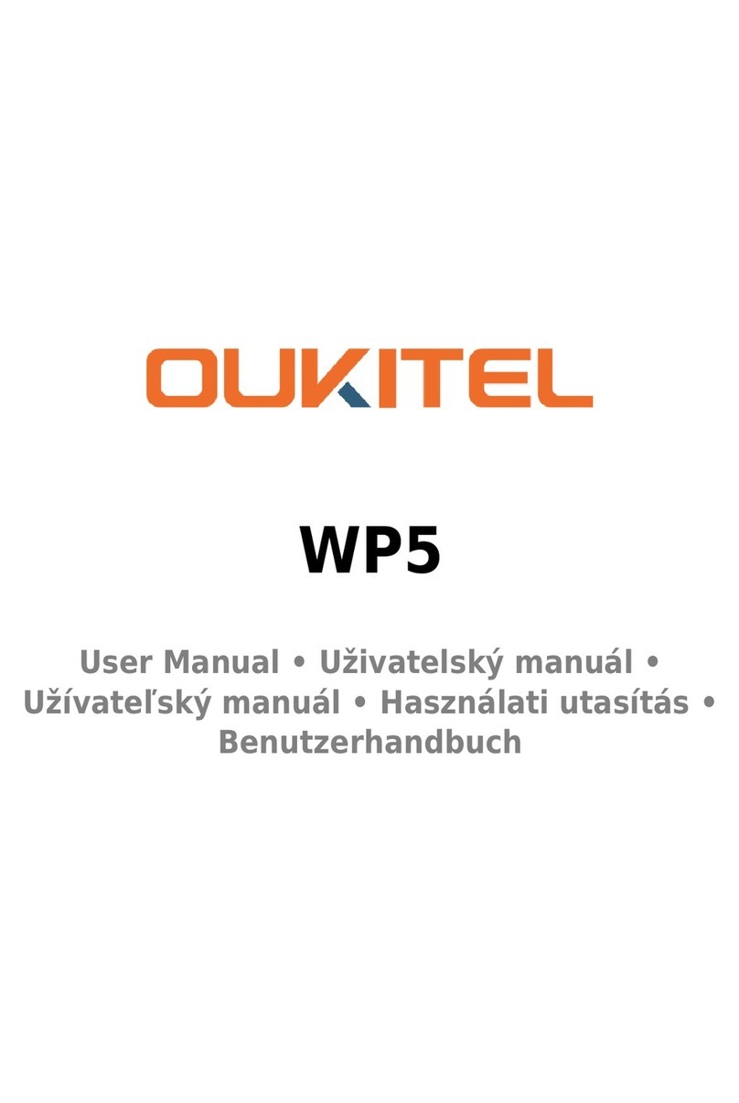 OUKITEL WP 5 Manuel utilisateur