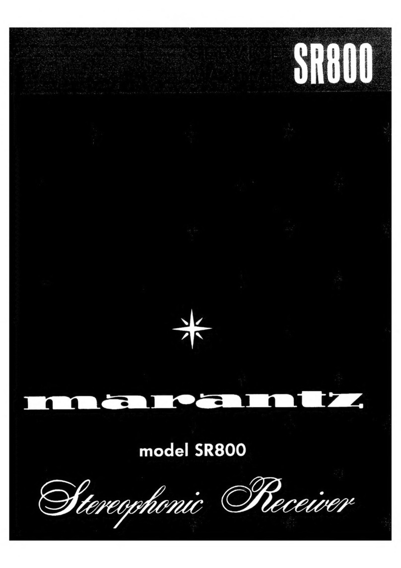 Marantz SR800 Manuel utilisateur