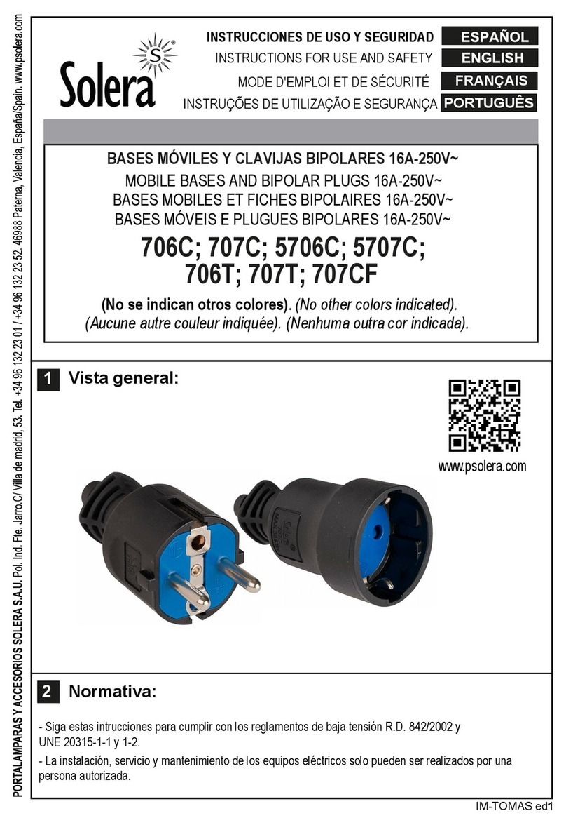 Solera 706C Manuel utilisateur