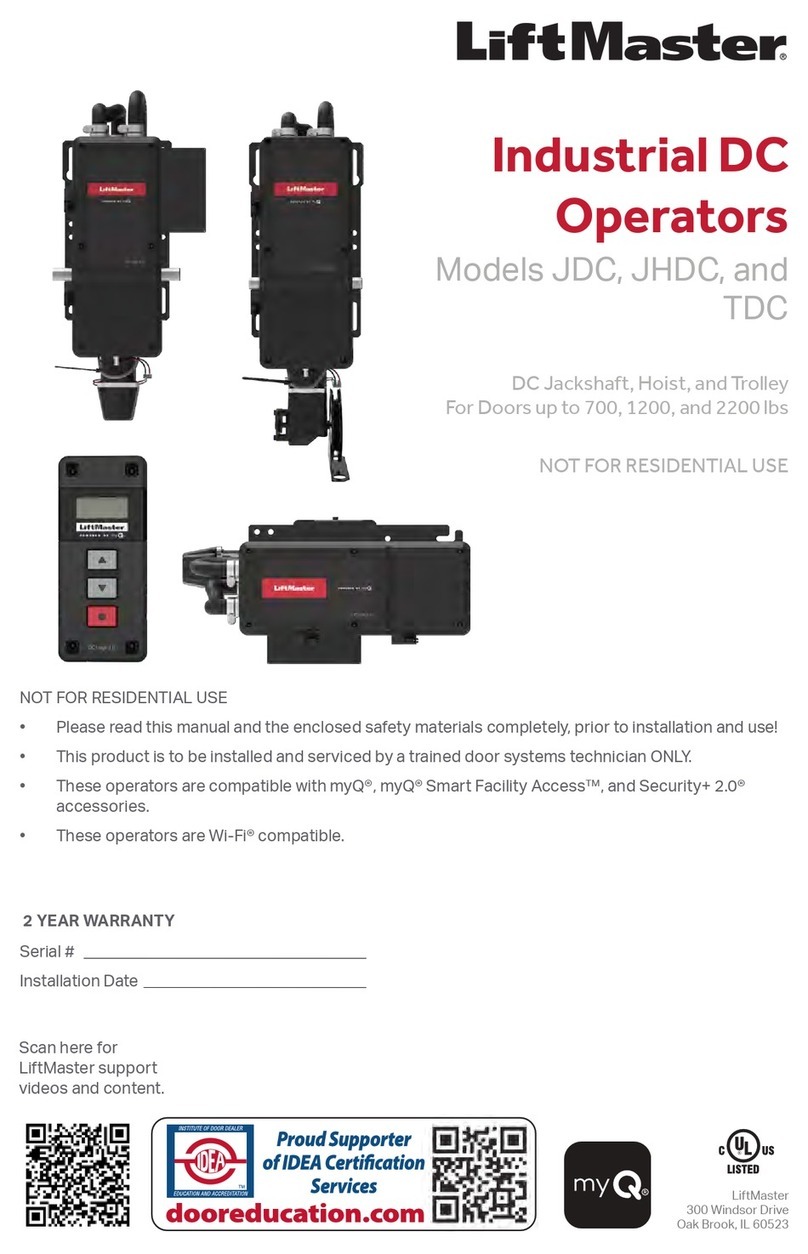 Chamberlain JDC Manuel utilisateur