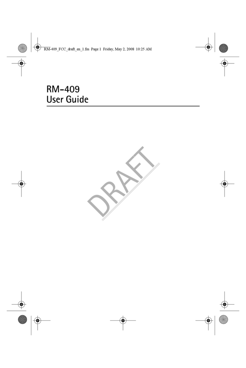 Nokia RM-409 Manuel utilisateur