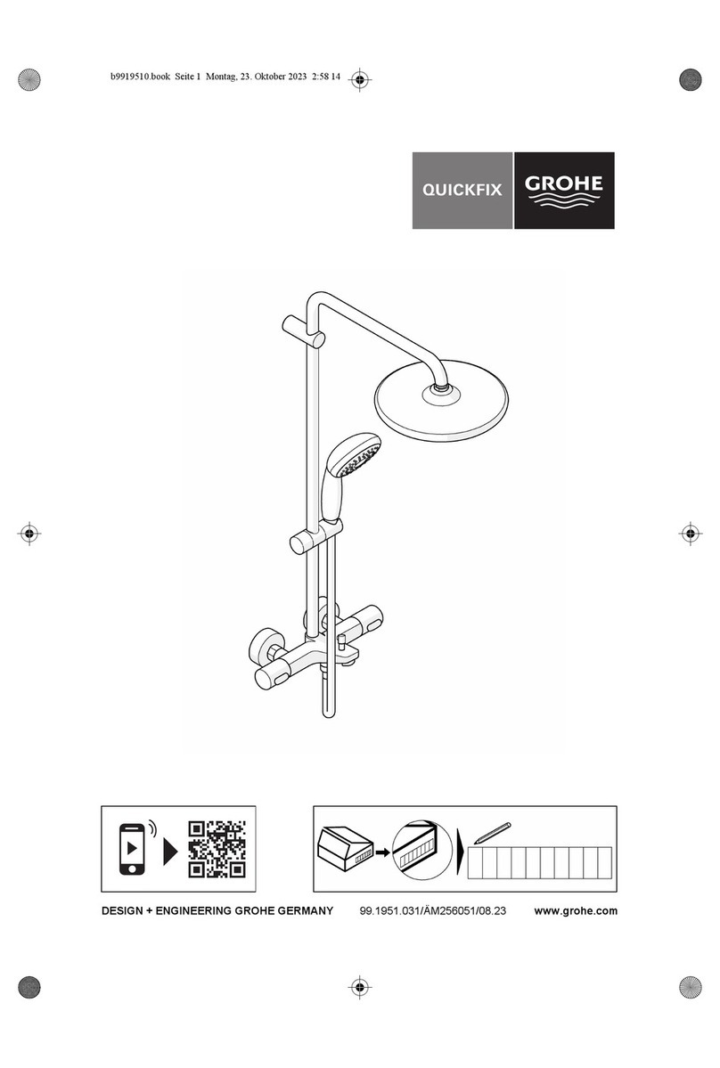 Grohe QUICKFIX Manuel utilisateur