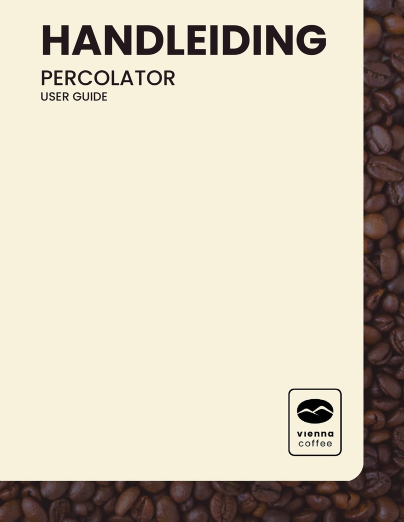 Vienna Percolator Manuel utilisateur
