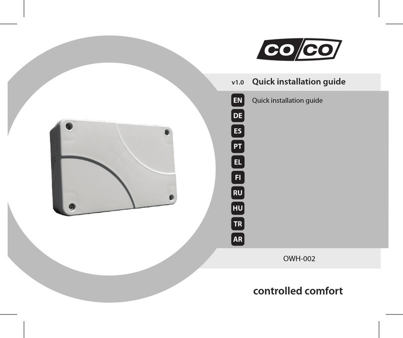 CoCo OWH-002 Manuel utilisateur