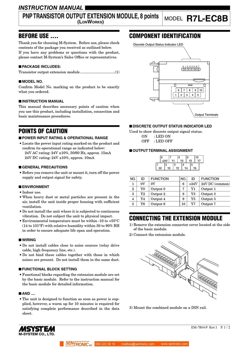 M-system R7L-EC8B Manuel utilisateur