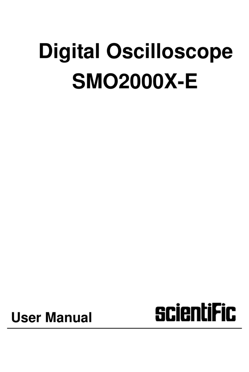 Scientific SMO2000X-E Manuel utilisateur