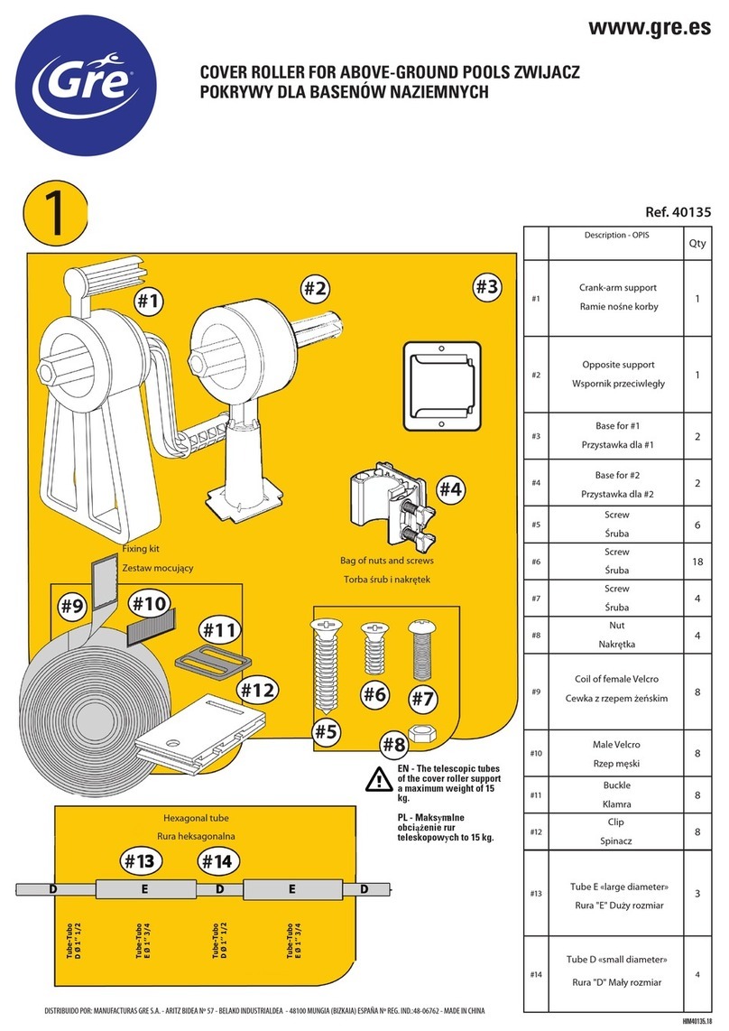 GRE 40135 Manuel utilisateur