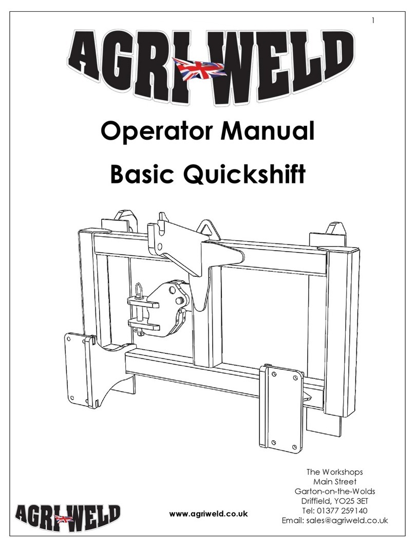 Agriweld Basic Quickshift Manuel utilisateur