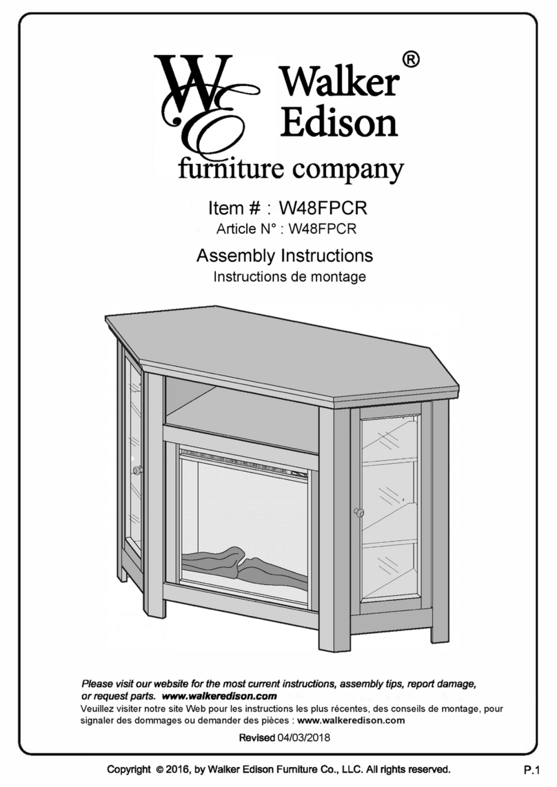 Walker Edison W48FPCR Manuel utilisateur