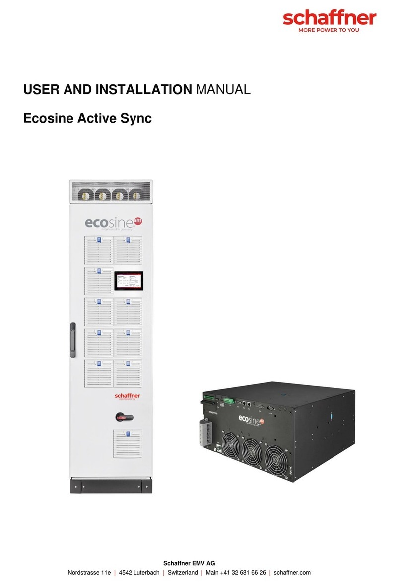 Schaffner Ecosine Active Sync Manuel d'utilisation Schaffner Ecosine Active Sync Manuel d'utilisation