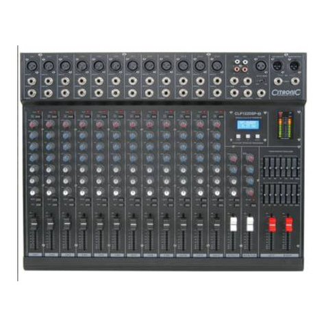 Citronic CLP122DSP-B Manuel utilisateur