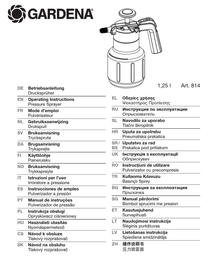 Gardena 814 Manuel utilisateur