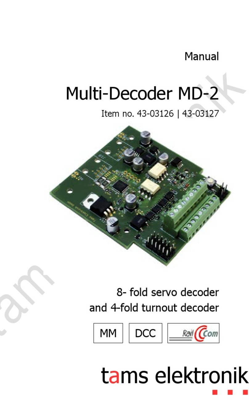 tams elektronik Multi-Decoder MD-2 Manuel utilisateur tams elektronik Multi-Decoder MD-2 Manuel utilisateur