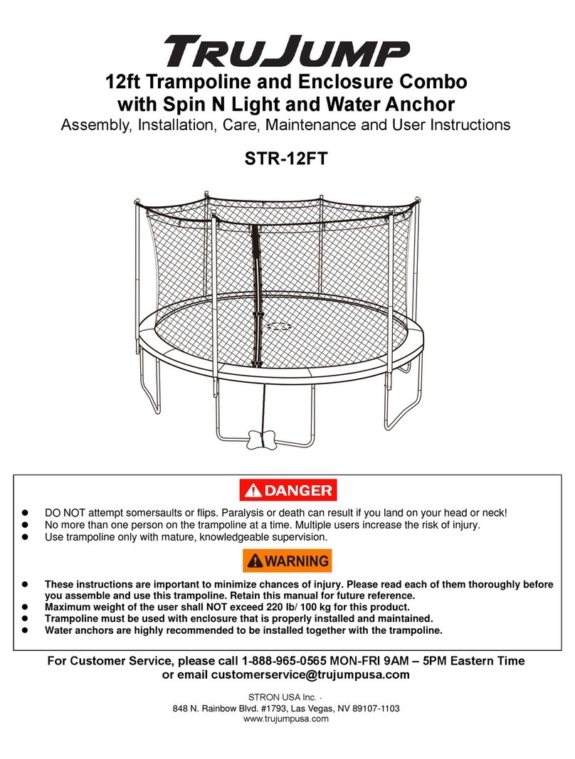 Tru-Jump STR-12FT Instructions de montage