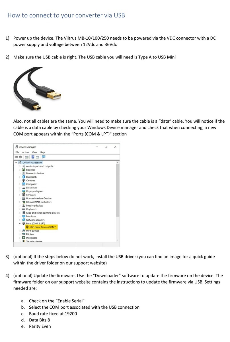 Viltrus Electronics MB-10 Manuel utilisateur