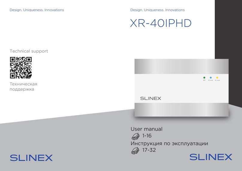 Slinex XR-40IPHD Manuel utilisateur