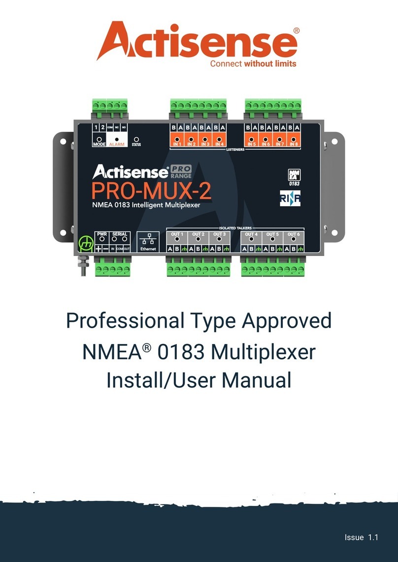 Actisense PRO-MUX-2 Manuel utilisateur