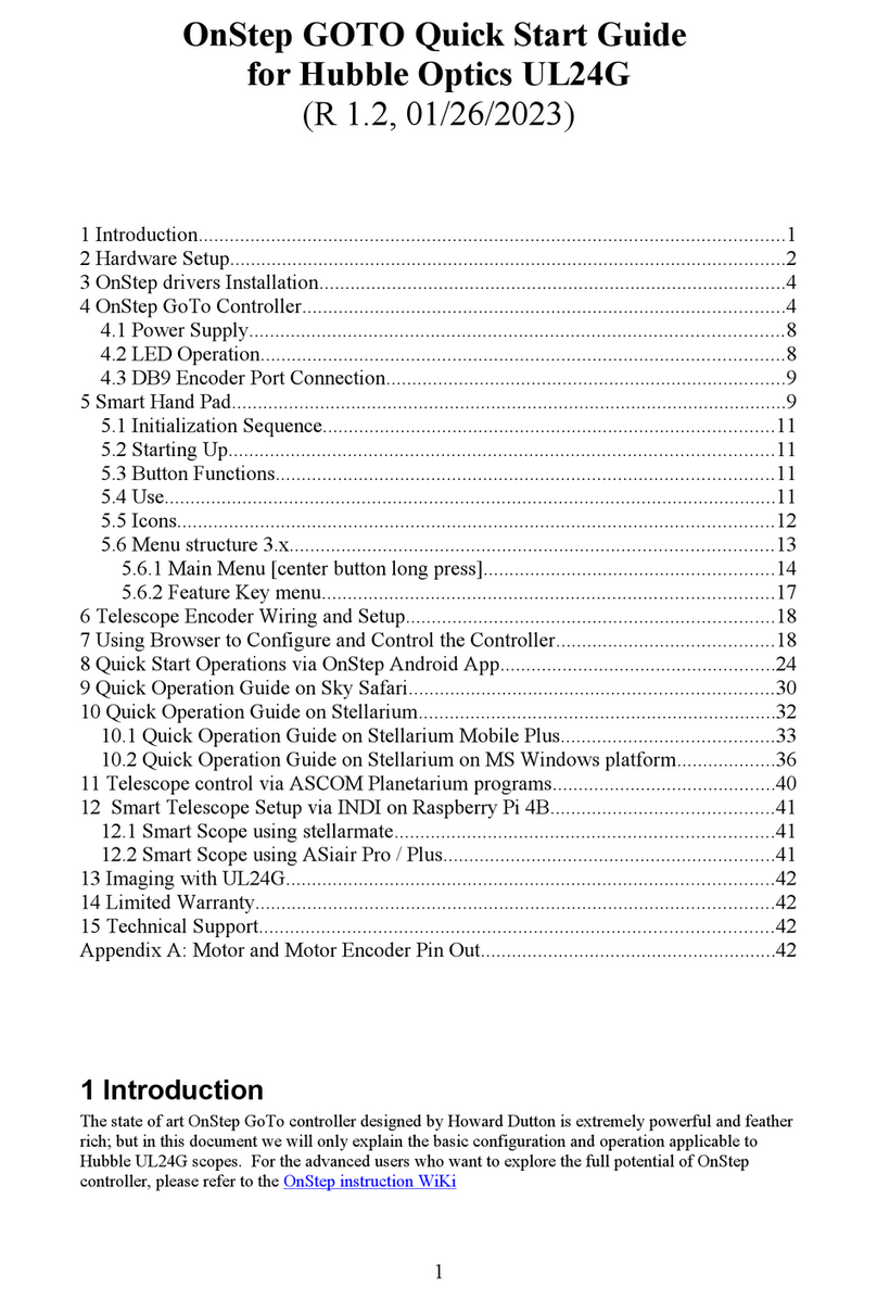 Onstep GOTO Manuel utilisateur