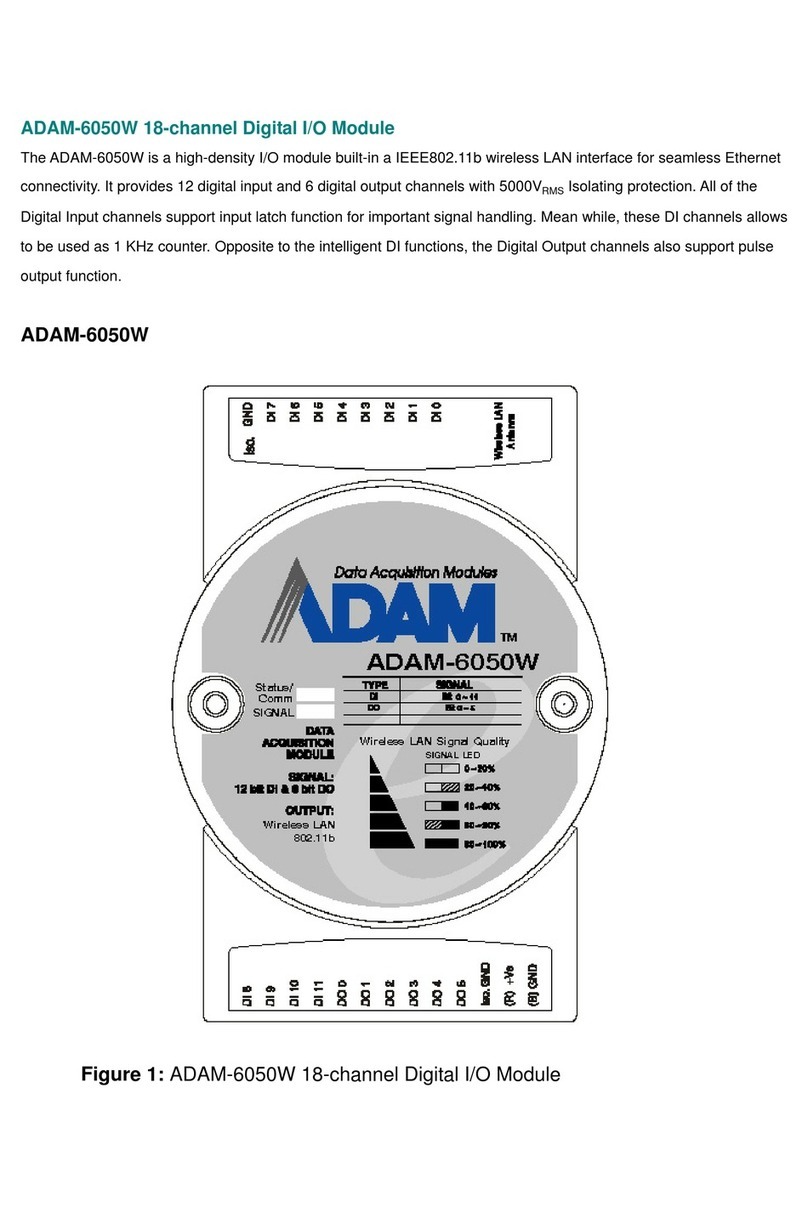Advantech ADAM-6050W Manuel utilisateur
