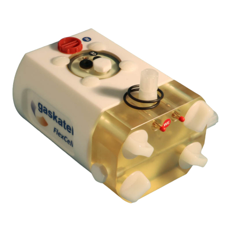 gaskatel FlexCell PTFE Manuel utilisateur